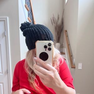 Phase3 black hat with pom pom